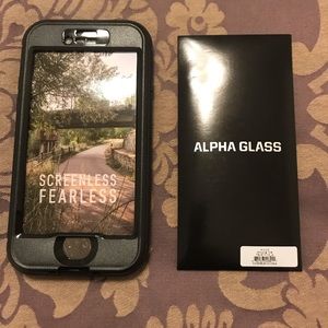 Lifeproof Nuud Case w/ Alpha Glass iPhone 7/8 NWOT